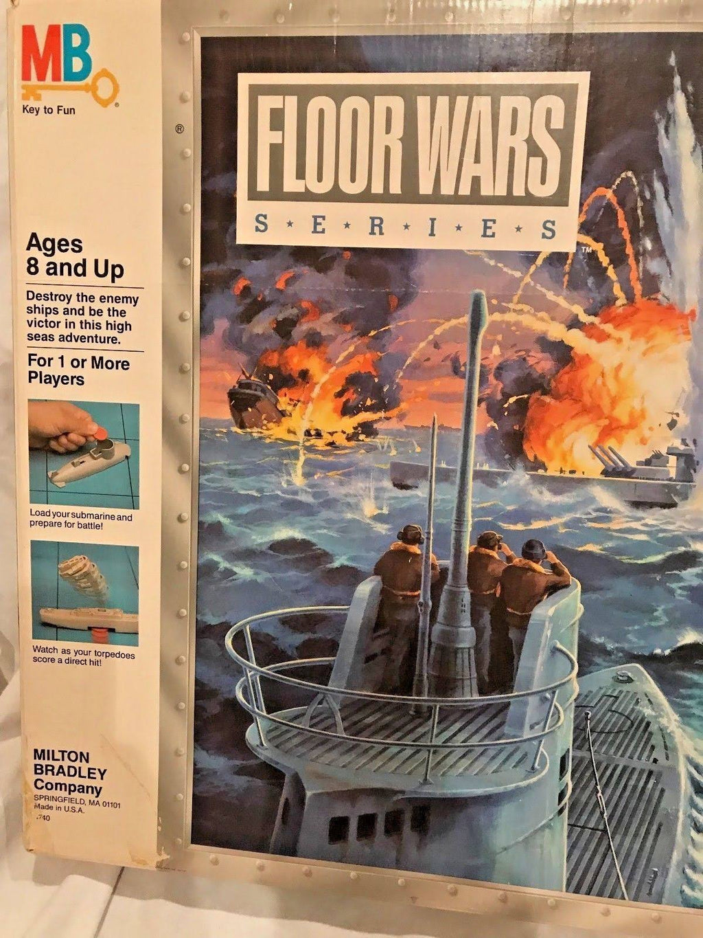 Torpedo Run Game - 1986 - Milton Bradley L1023