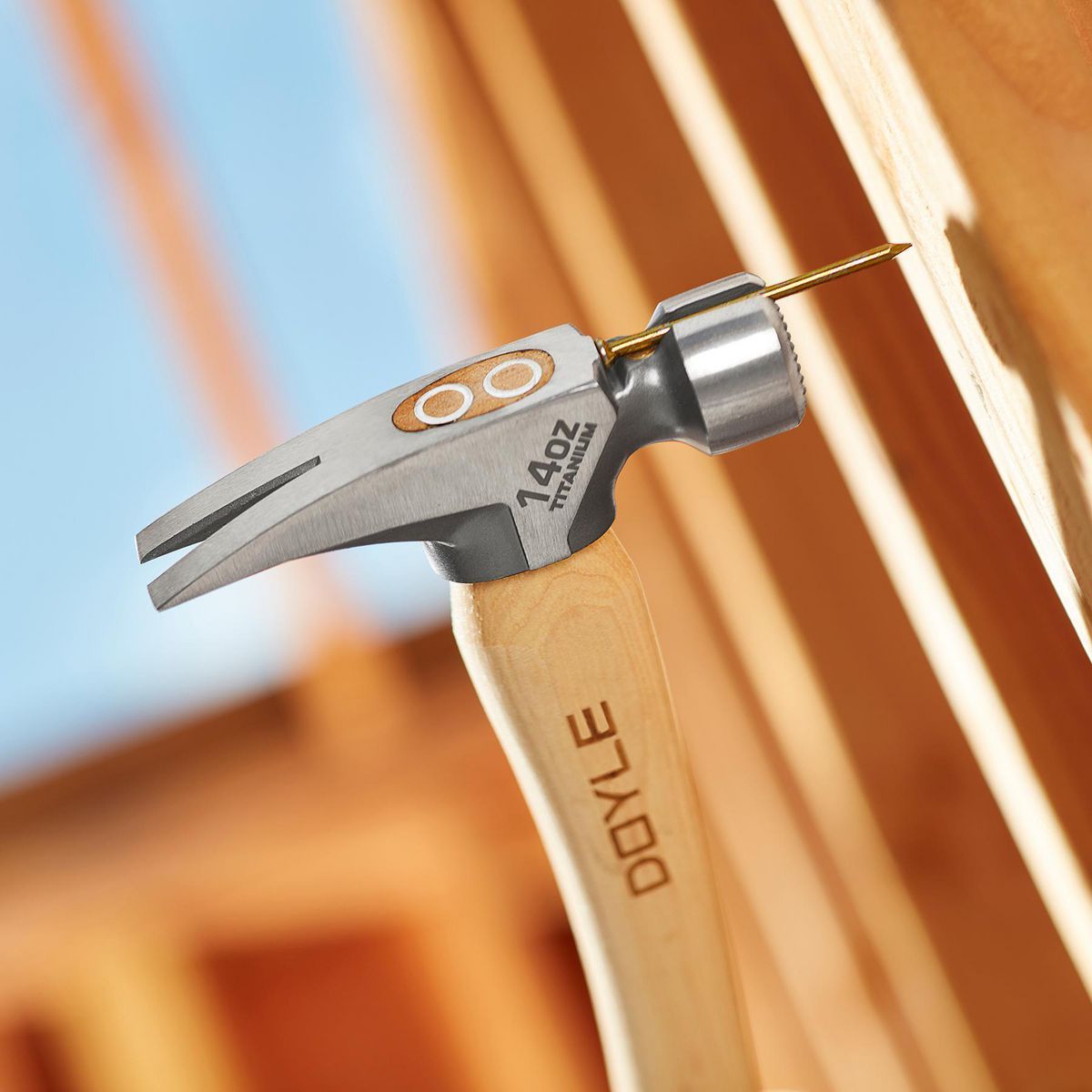 DOYLE 14 oz. Titanium Milled-Face Framing Hammer K839344