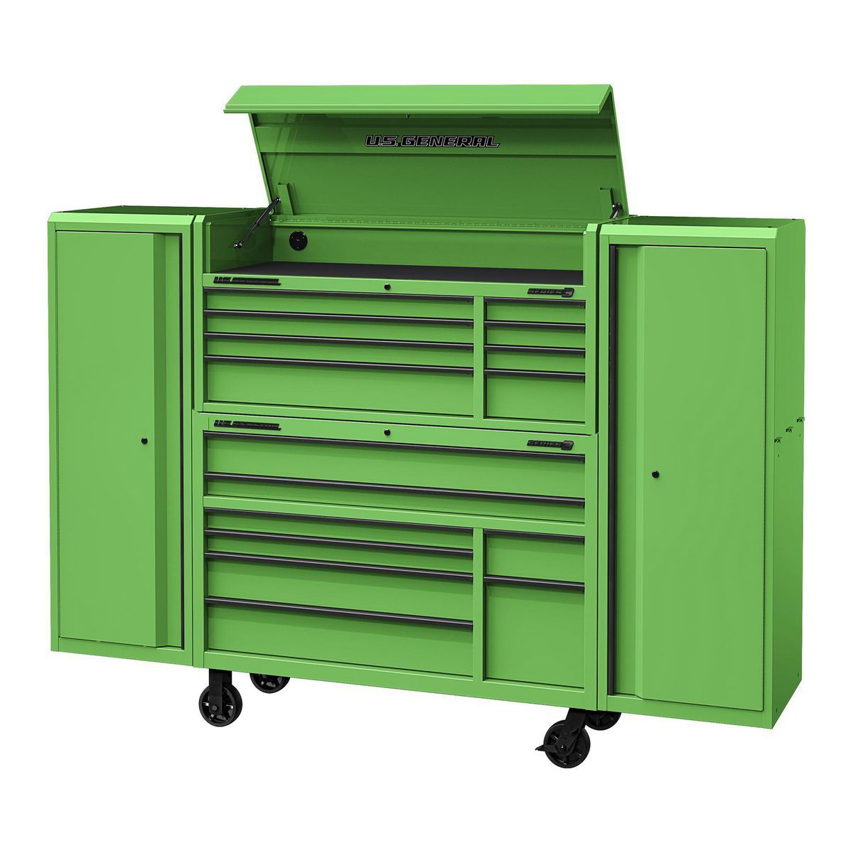 U.S. GENERAL 56 in. Top Chest, Series 3, Green L791