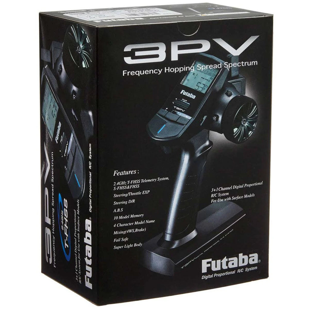 Futaba 3PV 3-Channel 2.4Ghz S-FHSS Radio System with R203GF Receiver T79582