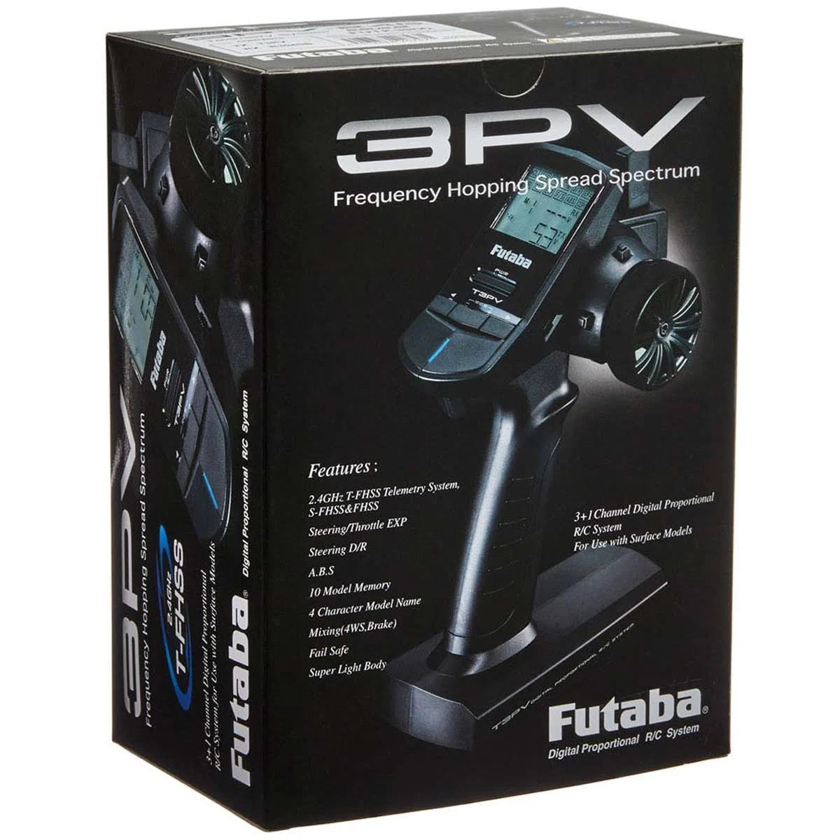 Futaba 3PV 3-Channel 2.4Ghz S-FHSS Radio System with R203GF Receiver T79582