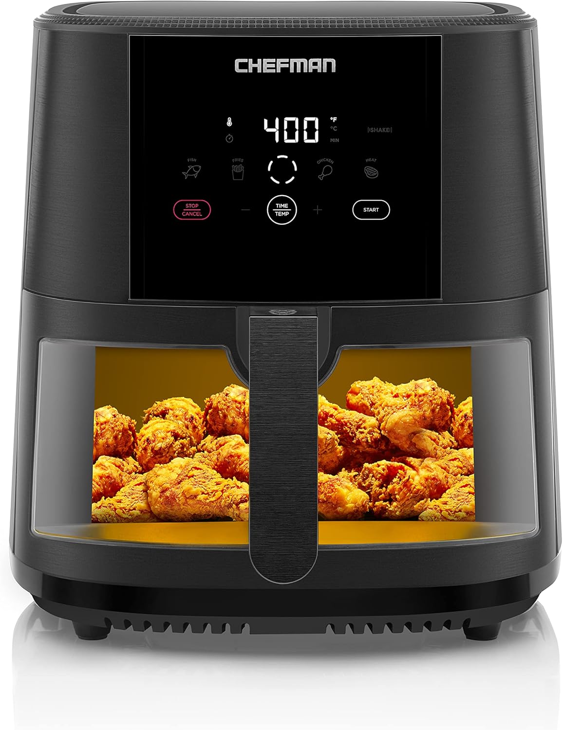 Chefman 6.3 Quart Digital Air Fryer with Rotisserie, Dehydrator & Convection Oven, Black F33681