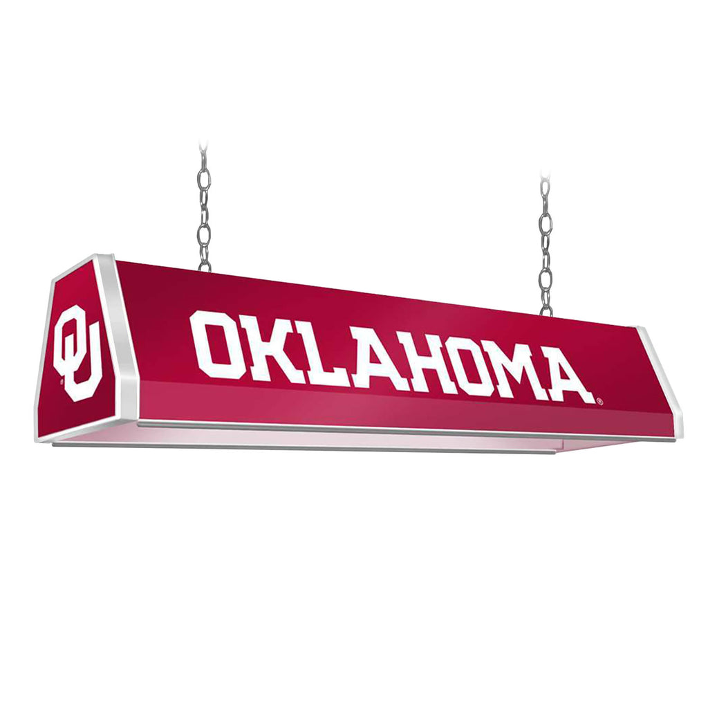 Oklahoma Sooners 38x22 Standard Pool Table Light-Red