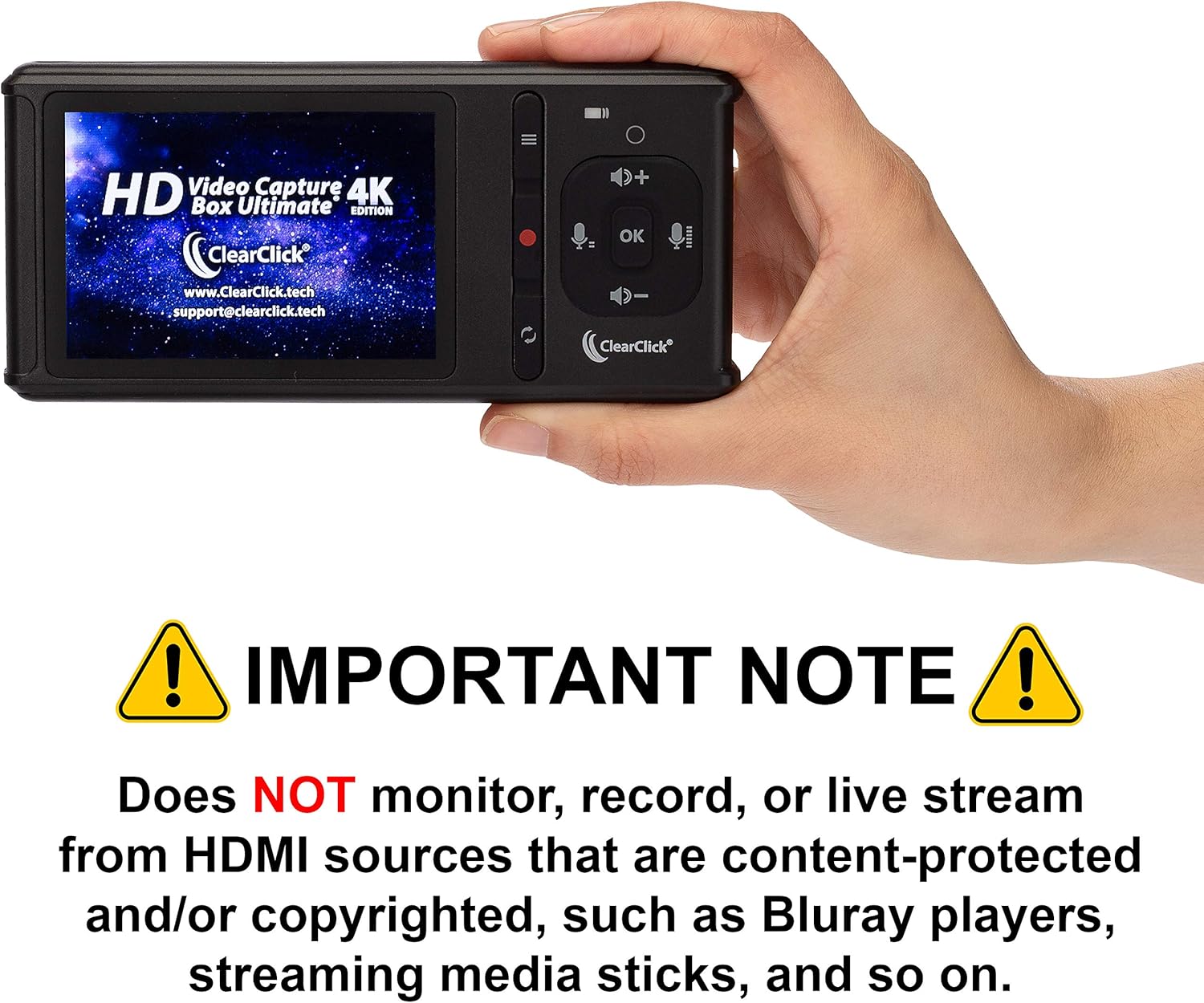 ClearClick HD Video Capture Box Ultimate 4K Edition X704388