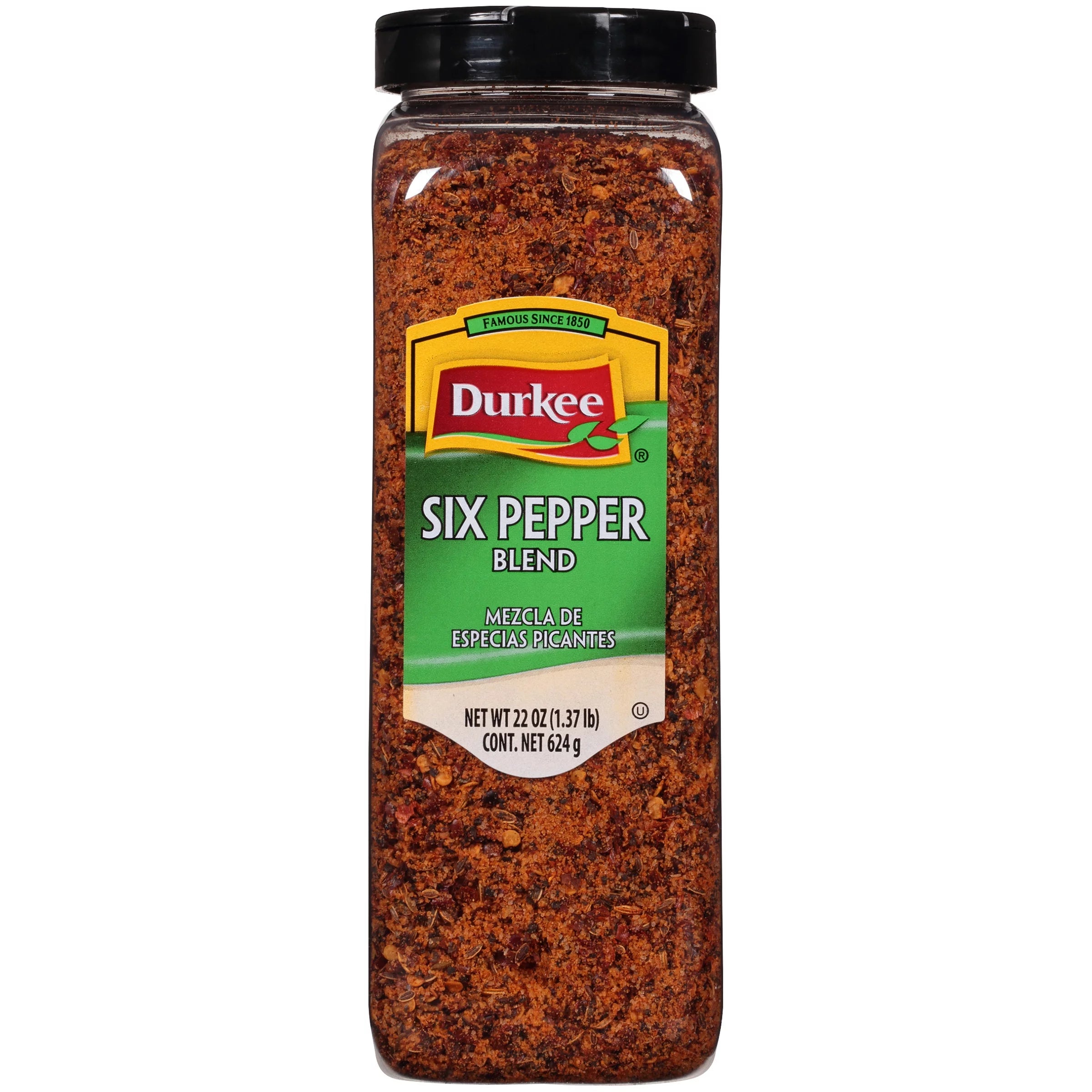 Durkee® Six Pepper Blend 22 oz. Shaker P18695