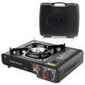 Portable Camping Stove, Butane Gas Stove with Carrying Case for Cooking, Picnics, Hiking, BBQ