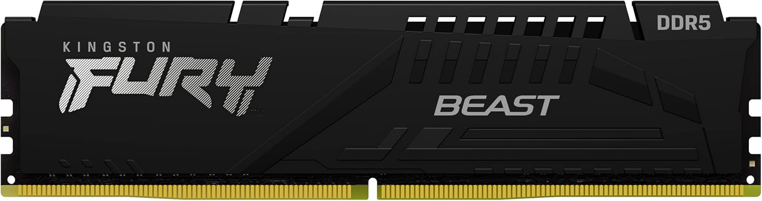 Kingston Fury Beast 32GB (2x16GB) DDR5 4800MT/s Desktop Memory R101