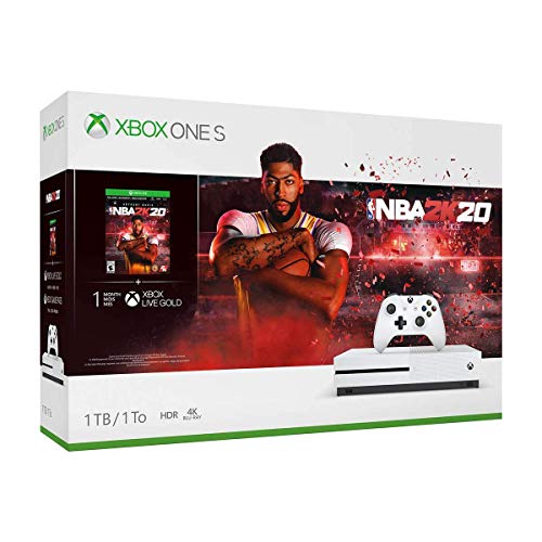 Xbox One S 1TB Console - NBA 2K20 Bundle (Renewed) V91657