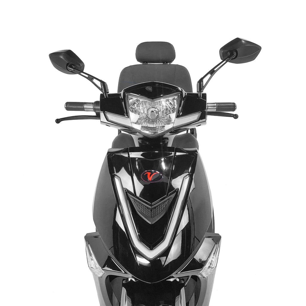 Veloce Long Range 3 Wheel Mobility Scooter, 300 lb Capacity, Red A48298
