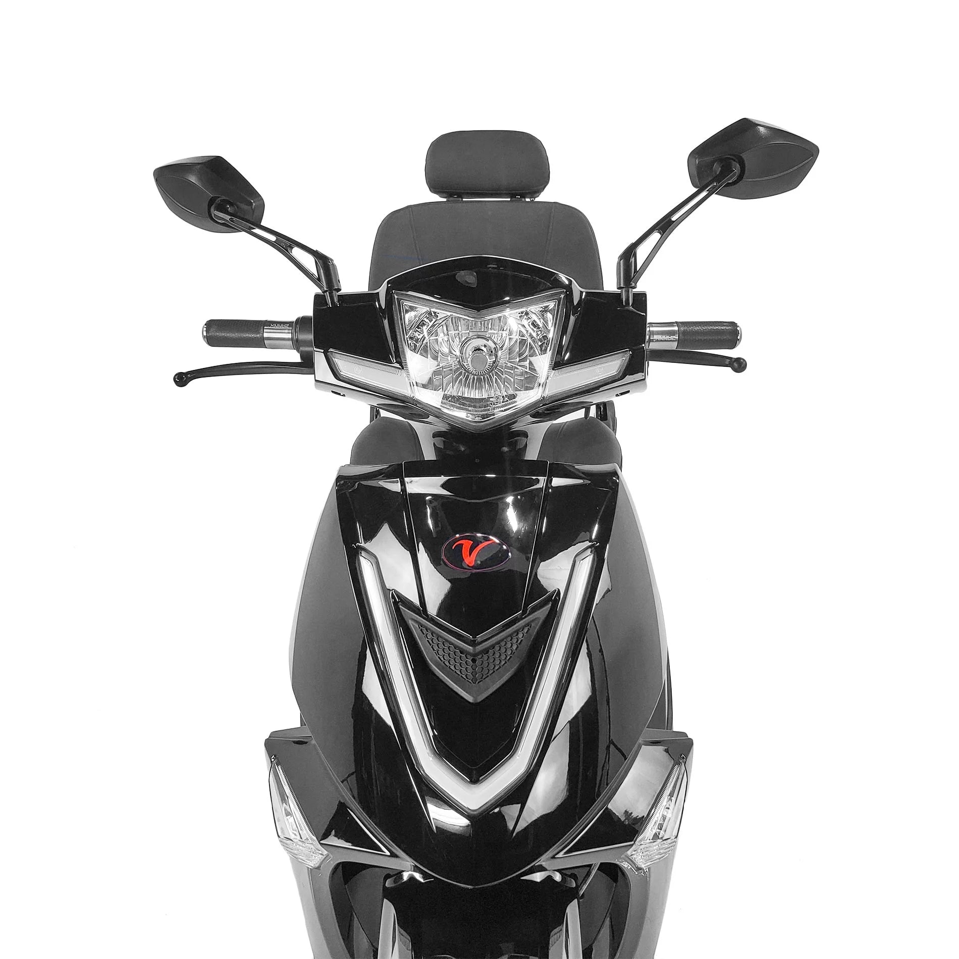 Veloce Long Range 3 Wheel Mobility Scooter, 300 lb Capacity, Red A48298