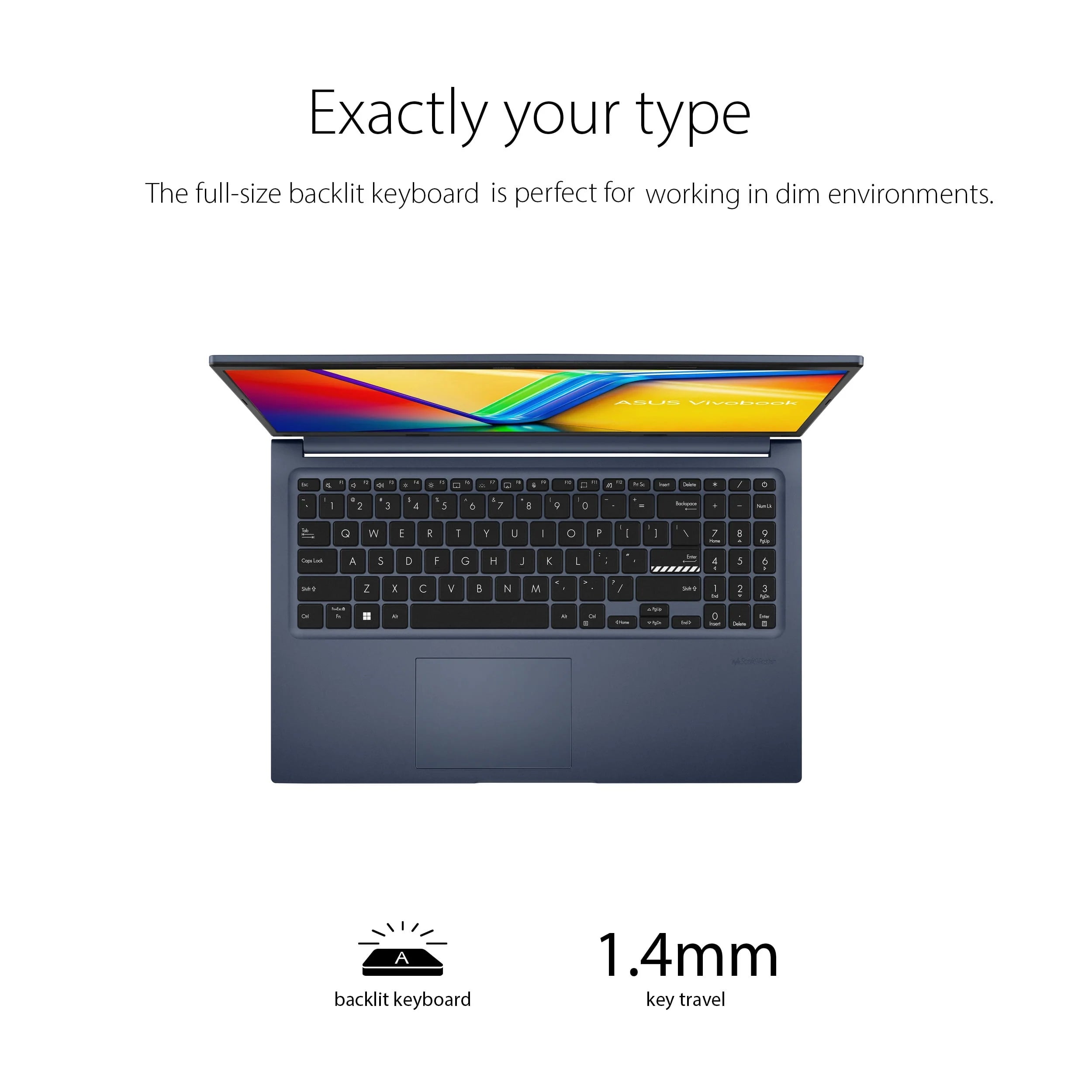 ASUS Vivobook 15 Touch Laptop, Intel Core i7, 16GB RAM, 512GB SSD, Windows 11 Y860