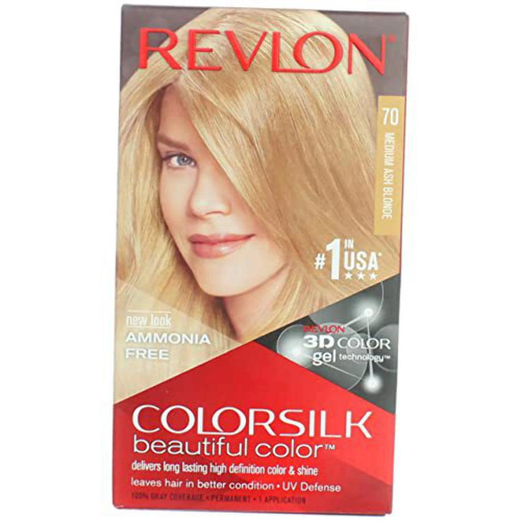 Revlon ColorSilk Beautiful Permanent Hair Color, 81 Light Blonde, 1 Count