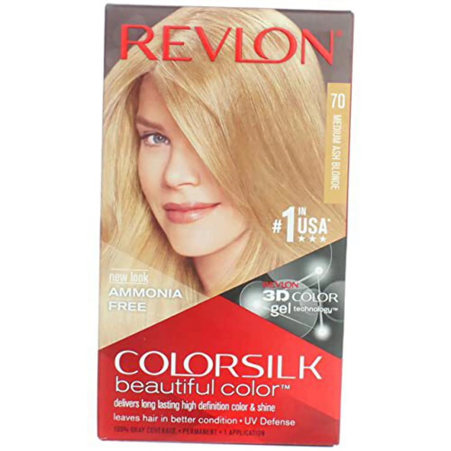 Revlon ColorSilk Beautiful Permanent Hair Color, 81 Light Blonde, 1 Count