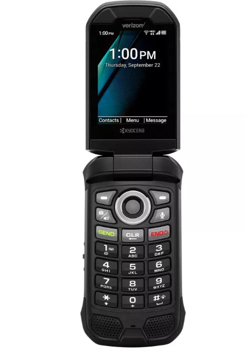 Kyocera DuraXV Extreme E4810 Verizon Rugged LTE Flip Phone - Renewed O786846