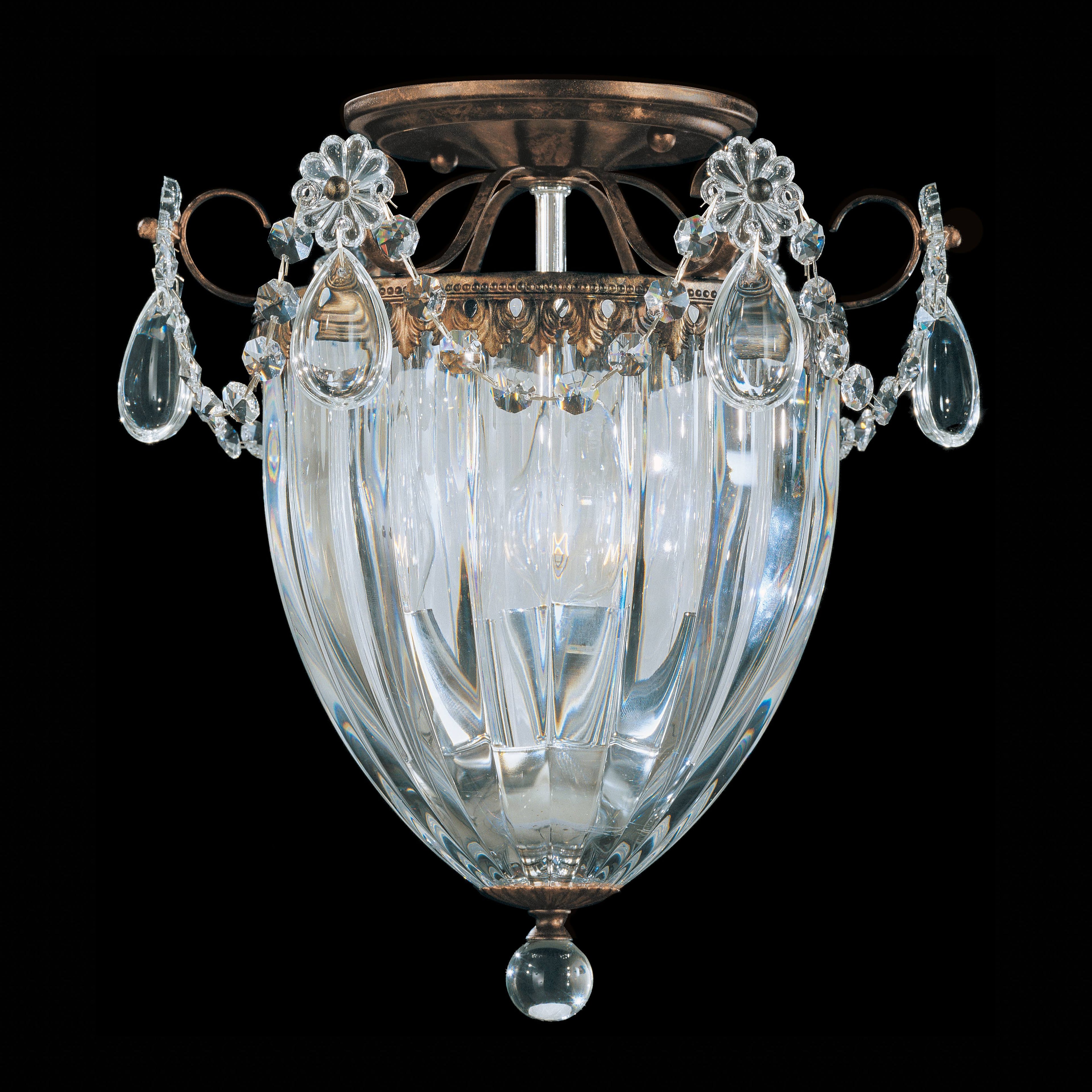 Schonbek Bagatelle 3-Light Semi Flush Mount