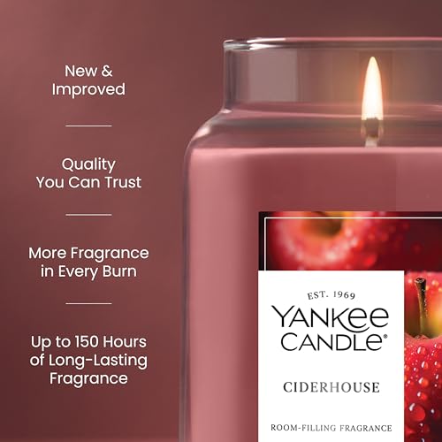 Yankee Candle Sugared Cinnamon Apple Scented Candle, 22oz Large Jar V569036