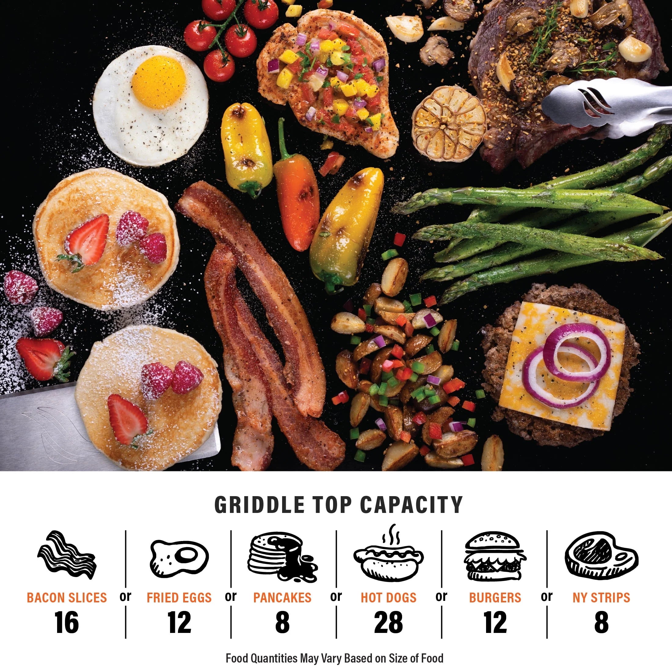 Blackstone Adventure Ready 20"x14" 2-Burner Propane Camping Griddle with Latching Hood J72109