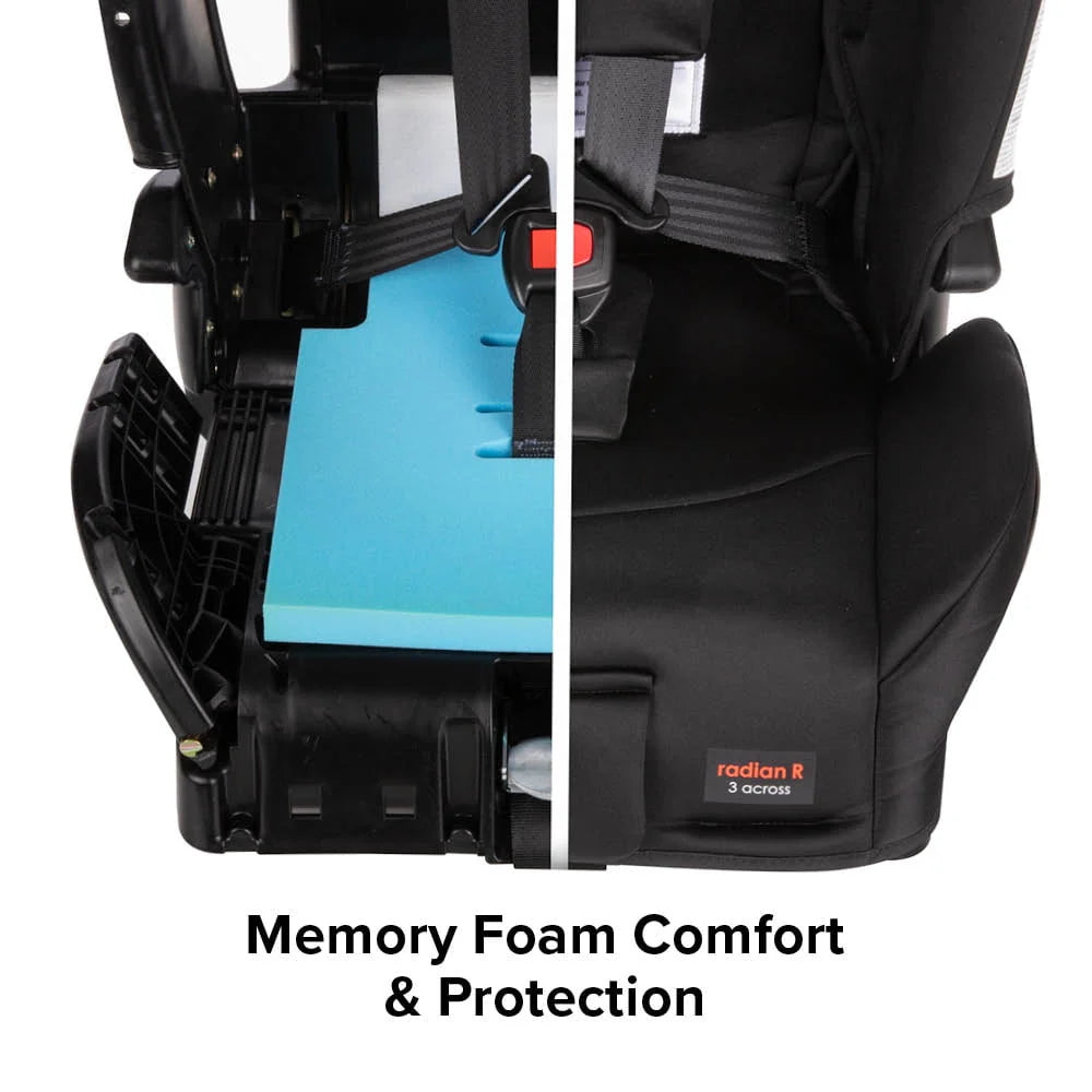 Diono Radian 3R All-in-One Convertible Car Seat, Black Jet J225