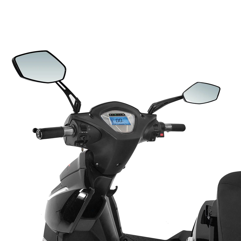 Veloce Long Range 3 Wheel Mobility Scooter, 300 lb Capacity, Red A48298
