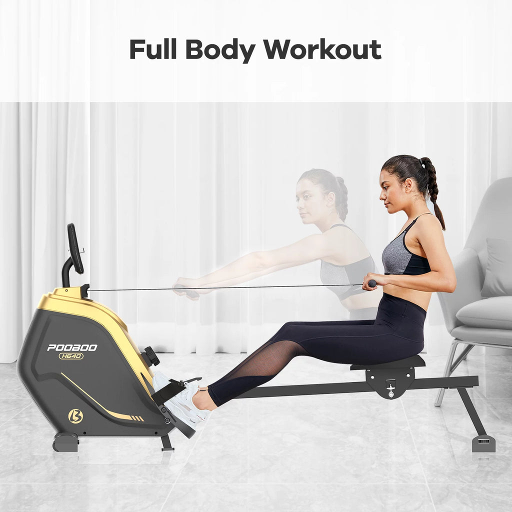 JKANGFIT Folding Magnetic Rowing Machine for Home Use O15315