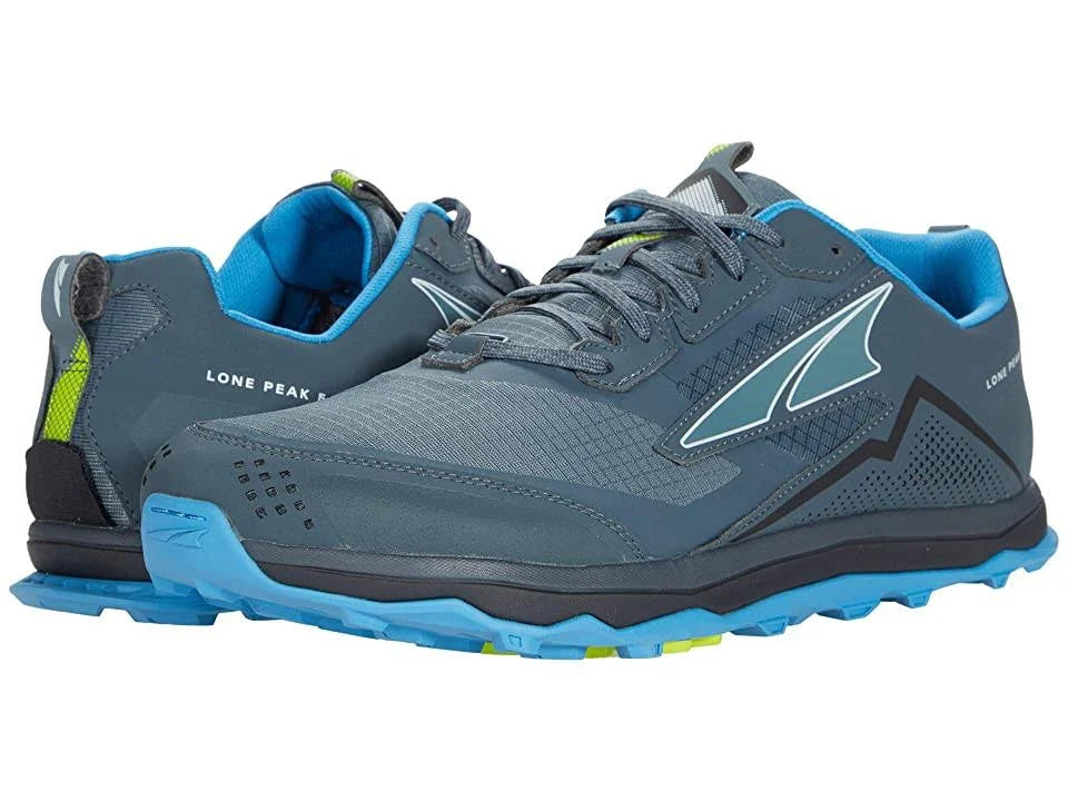 Altra Lone Peak 5 Wide 10 Blue/Lime Men's N8645
