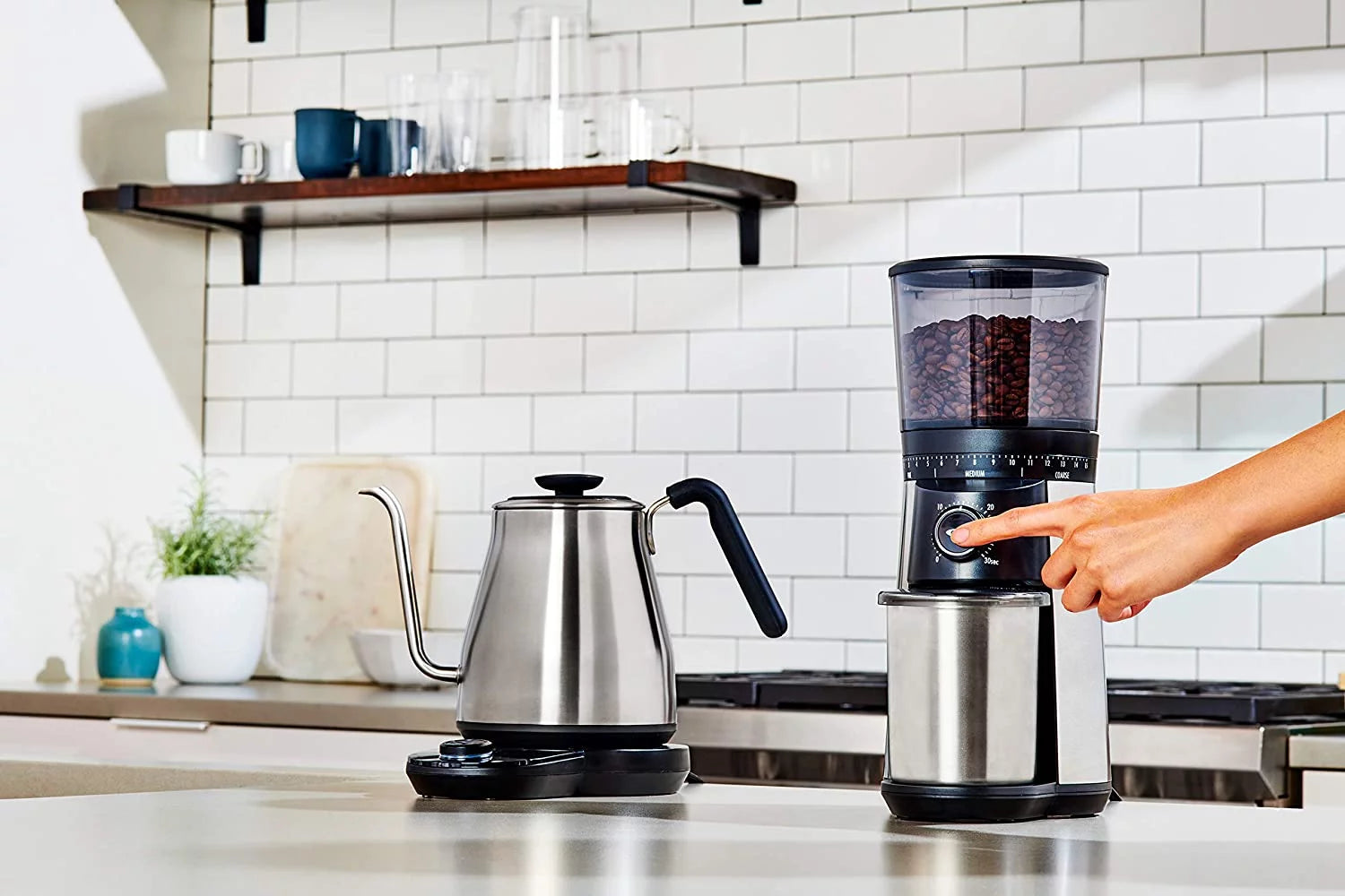 OXO Brew Gooseneck Electric Kettle 1L Stainless Steel H181