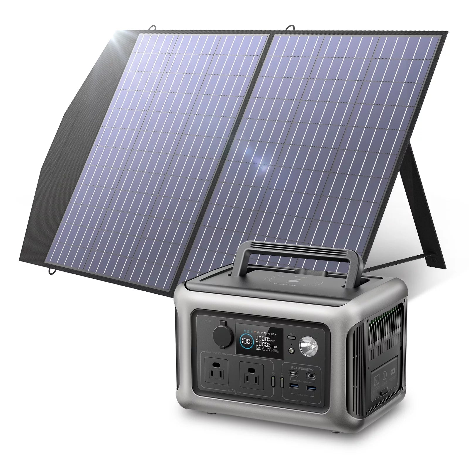ALLPOWERS R600 Portable Power Station 600W 299Wh LiFePO4 Solar Generator C367