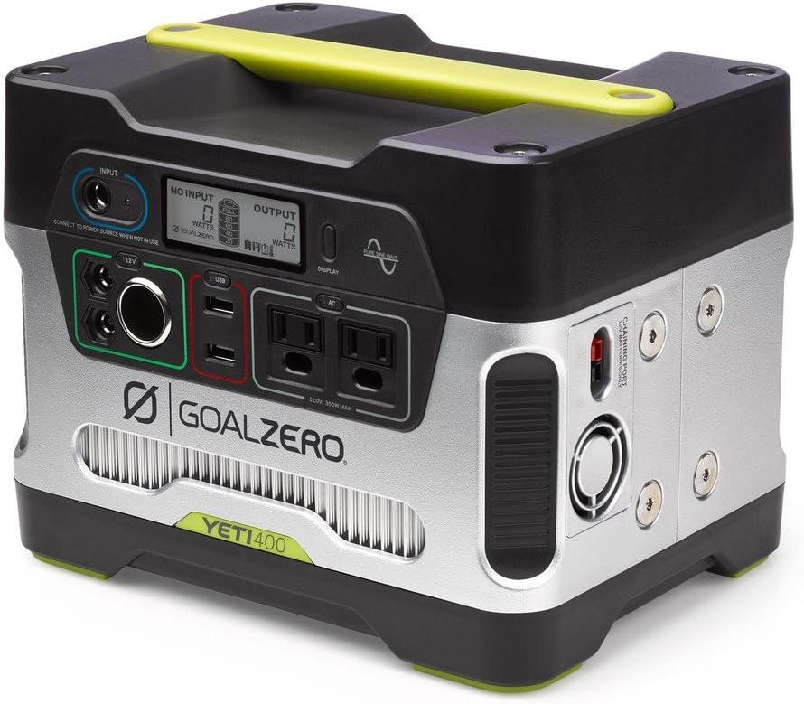 Goal Zero Yeti 400 Portable Power Station, 400Wh Battery Generator S40781