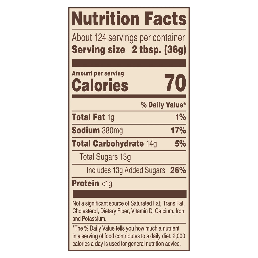 Cattlemen's Kosher Carolina Tangy Gold BBQ Sauce, 1 gal Y485080