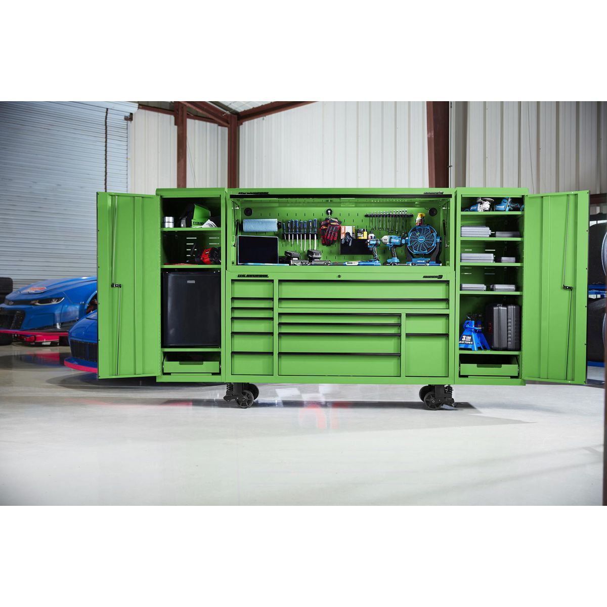 U.S. General 22 in. End Locker, Series 3, Blue Y30292