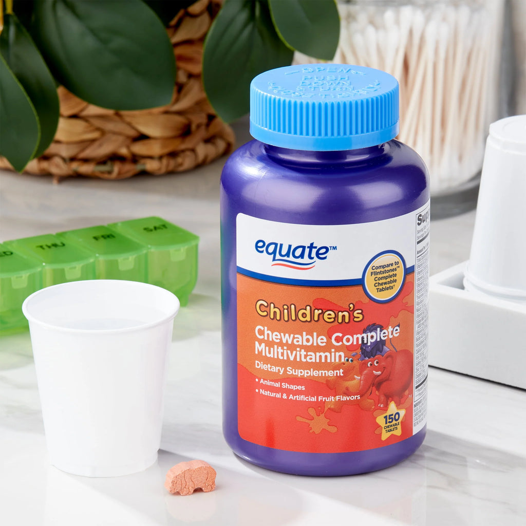 Equate Children's Chewable Multivitamin Tablets, 150 Count H64974