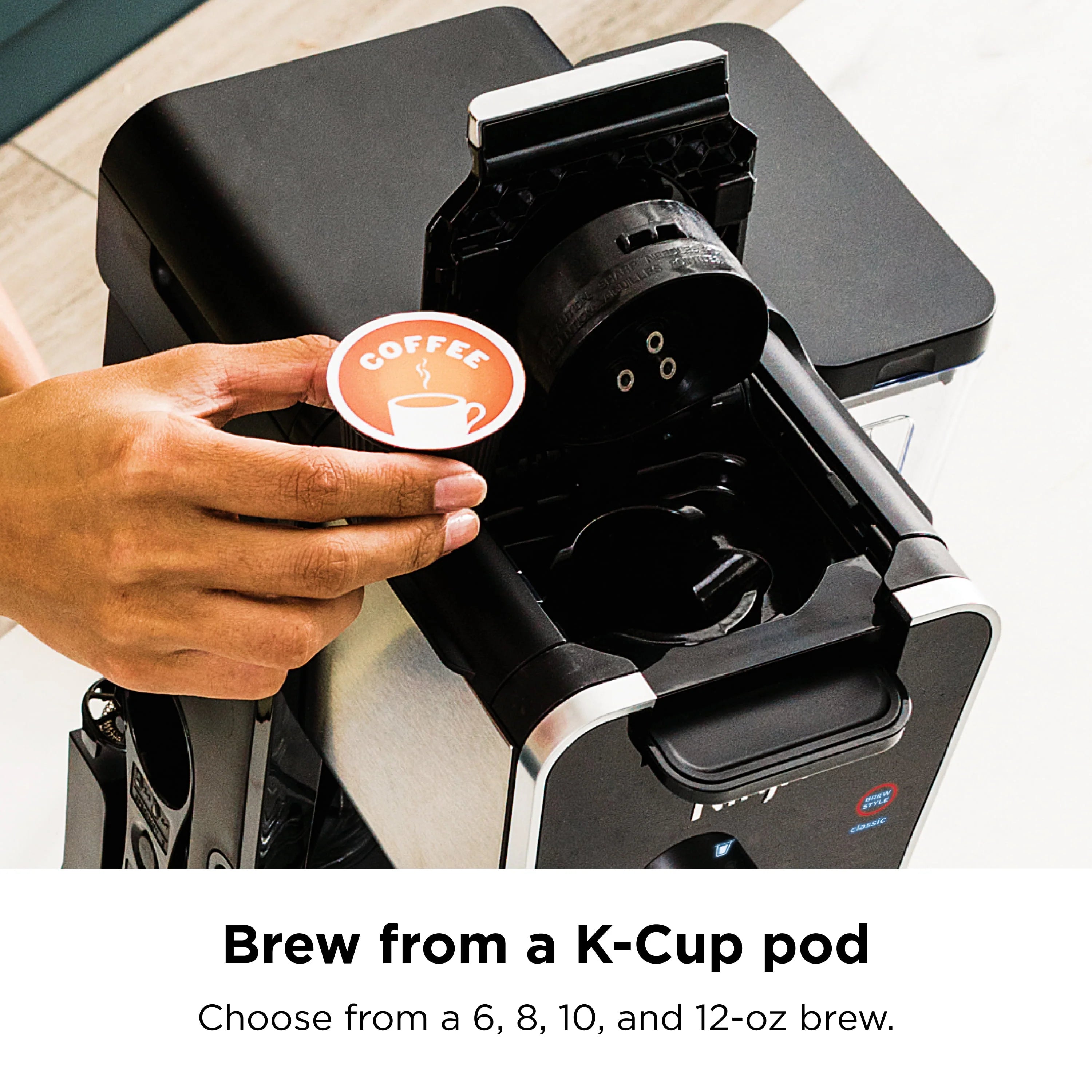Ninja DualBrew Specialty Drop Coffee Maker, Single-Serve, 12-Cup P959