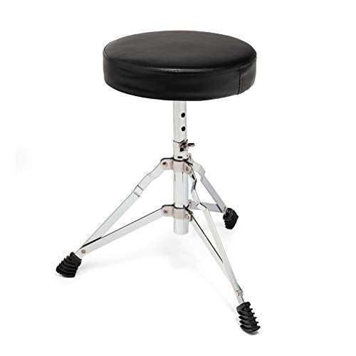 Ashthorpe 5-Piece Junior Drum Set with Brass Cymbals and Adjustable Throne L91179