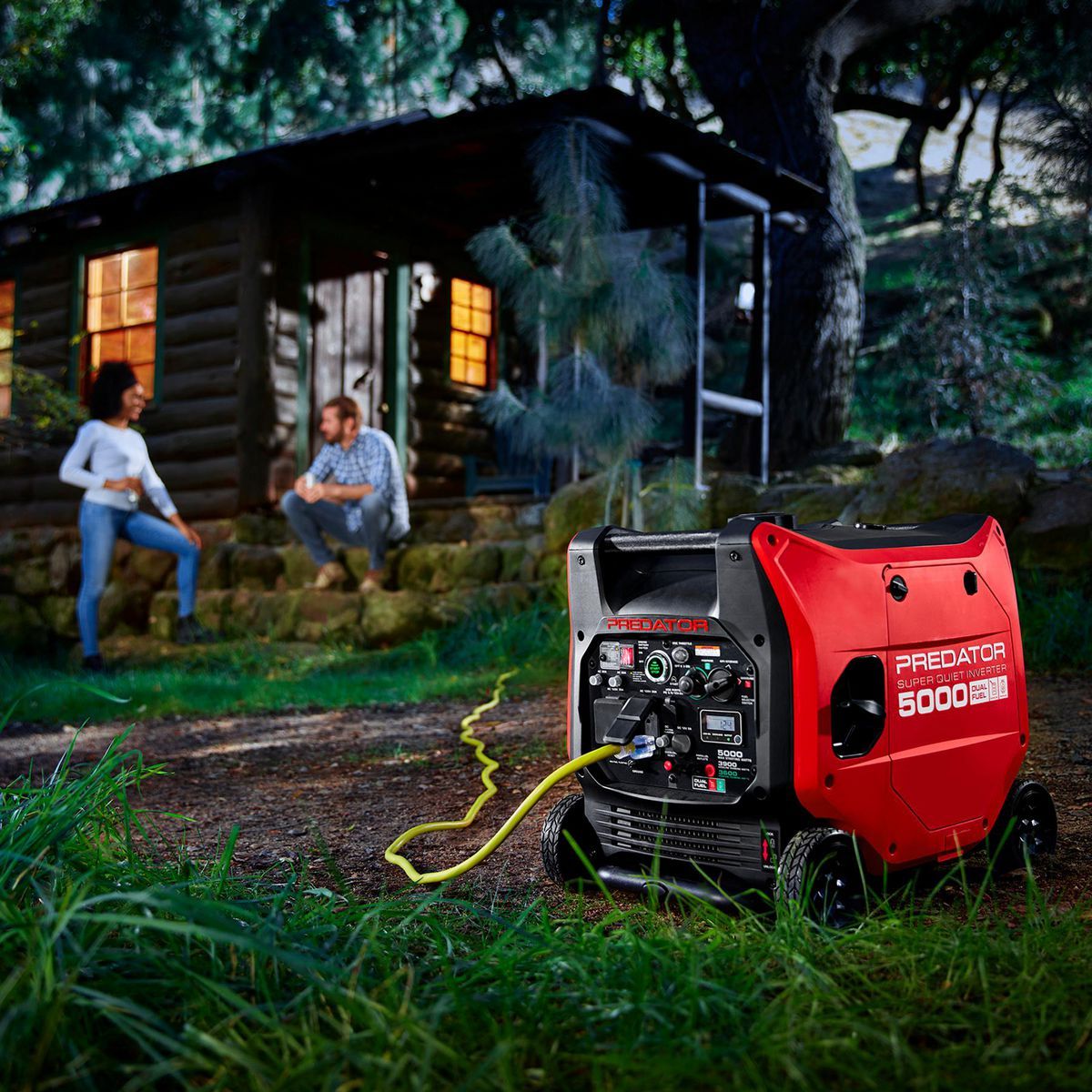 PREDATOR 5000 Watt Dual-Fuel Inverter Generator with Remote Start O221548
