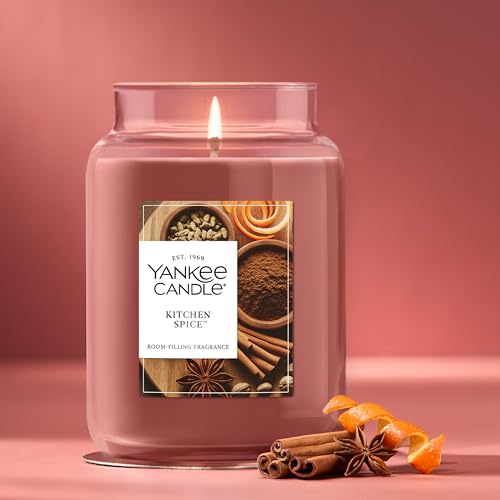 Yankee Candle Sugared Cinnamon Apple Scented Candle, 22oz Large Jar V569036