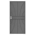 Unique Home Designs 36 in. x 80 in. Meridian Silverado Surface Mount Outswing Steel Security Door with Fine-grid Steel Mesh Scre