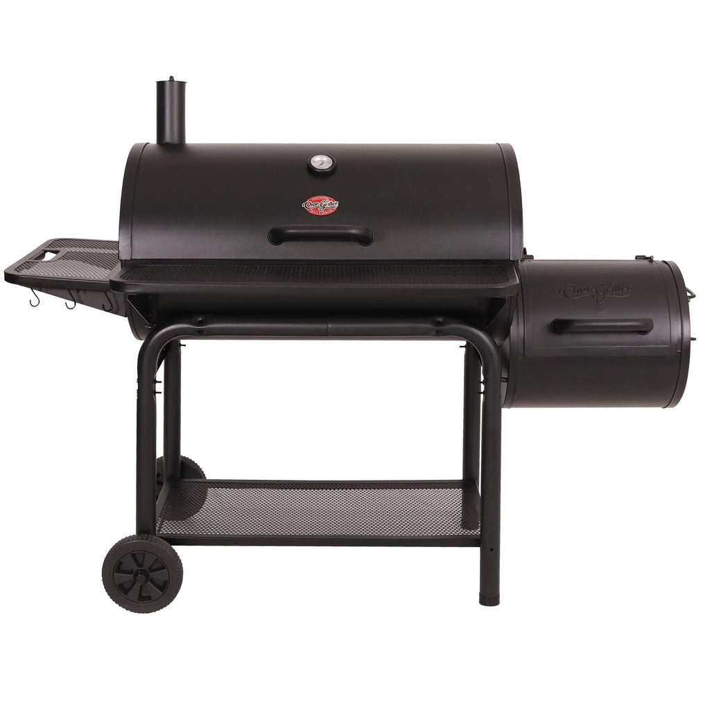 Char-Griller Smokin' Outlaw Charcoal Grill and Offset Smoker