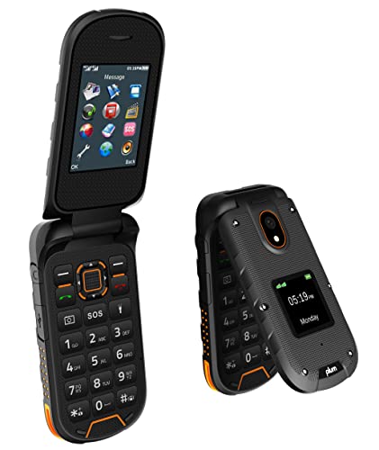 Plum RAM Plus 4G Volte Rugged Flip Phone - Orange G627492