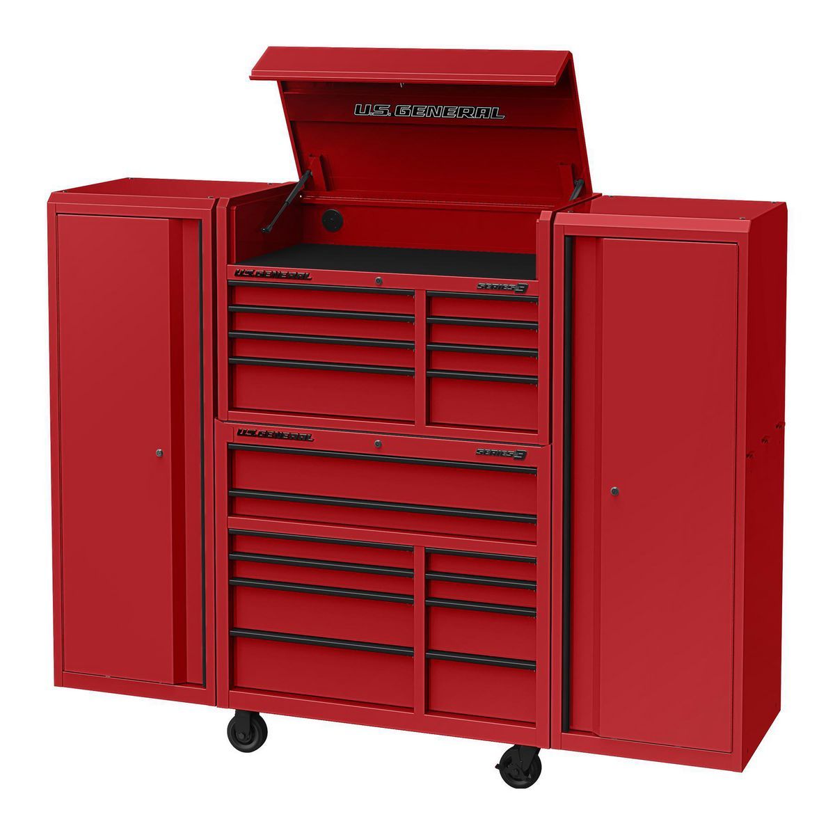 U.S. General 42 in. Top Chest, Series 3, Black E847