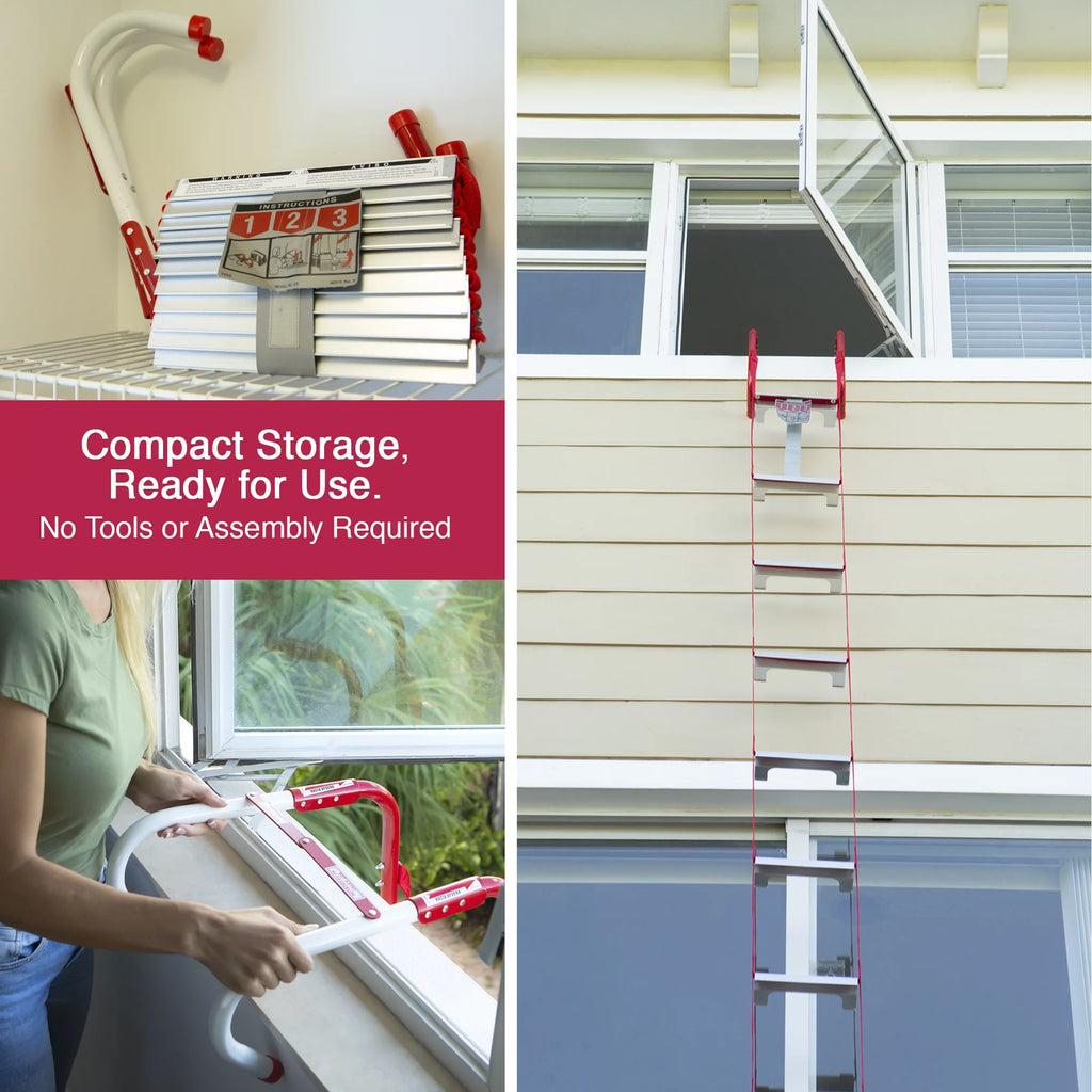 Kidde 25 Foot Emergency Escape Ladder, Model KL-3S T92001