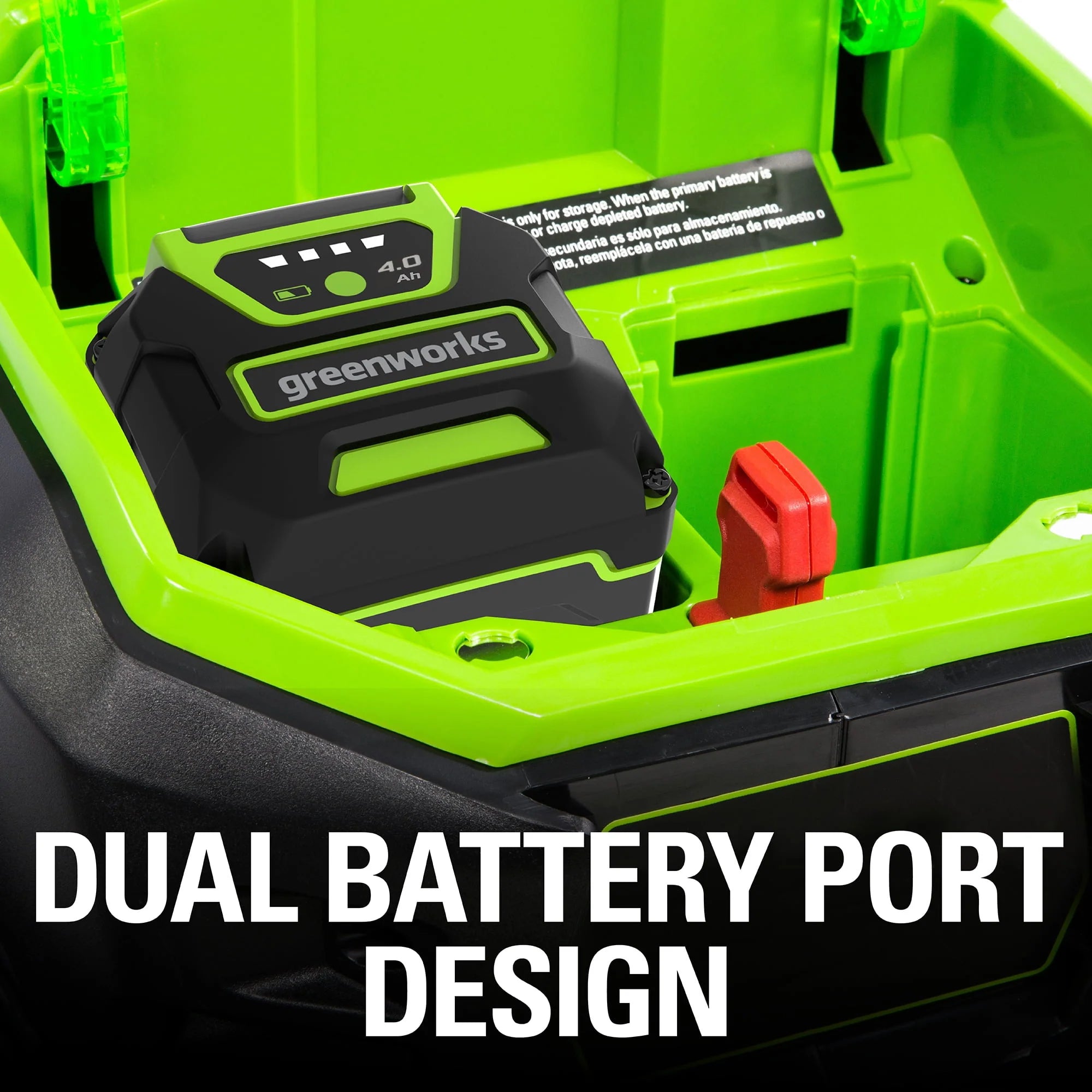 Greenworks 40V 20" Brushless Push Lawn Mower with Battery & Charger Z368