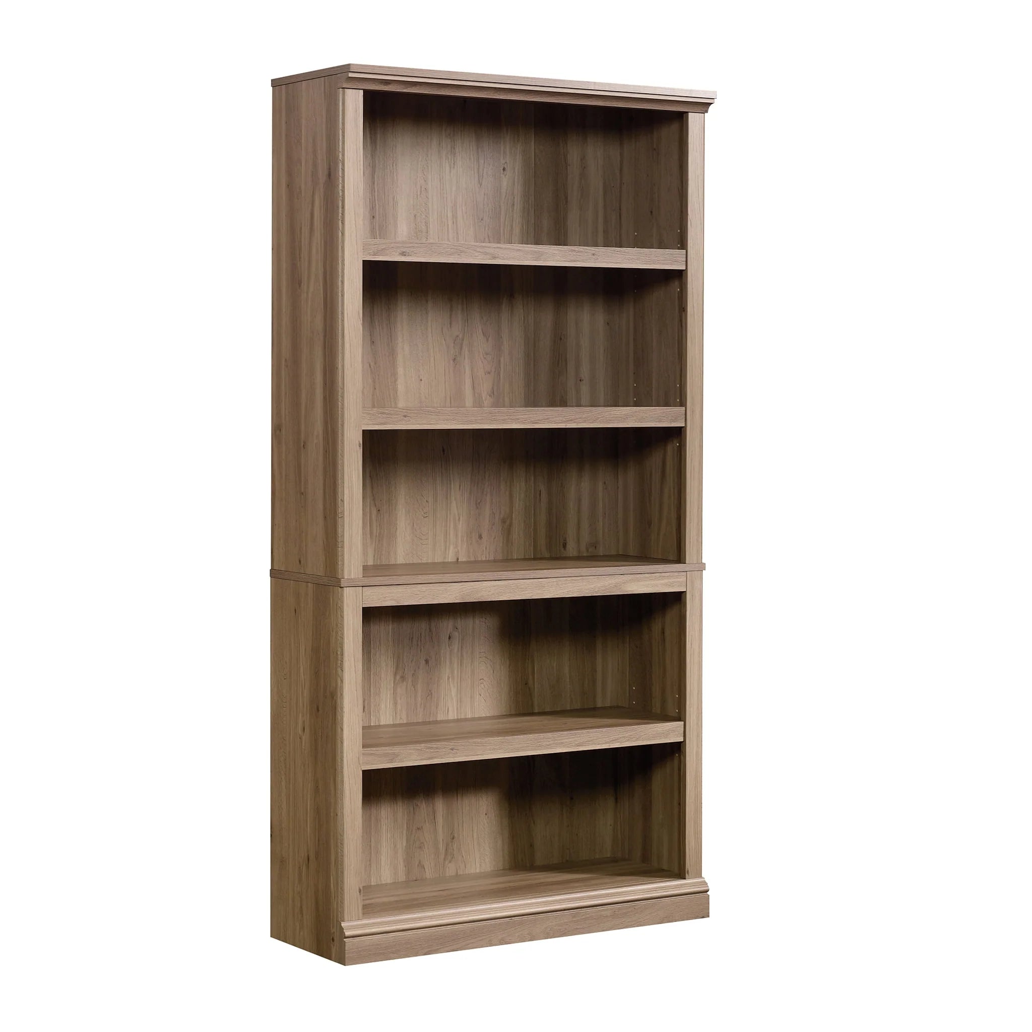Sauder Select 5-Shelf Bookcase, Chalked Chestnut Finish O1929
