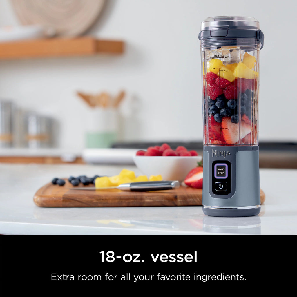 Ninja Blast Portable 18 oz. Blender with Leakproof Lid, Denim Blue R501