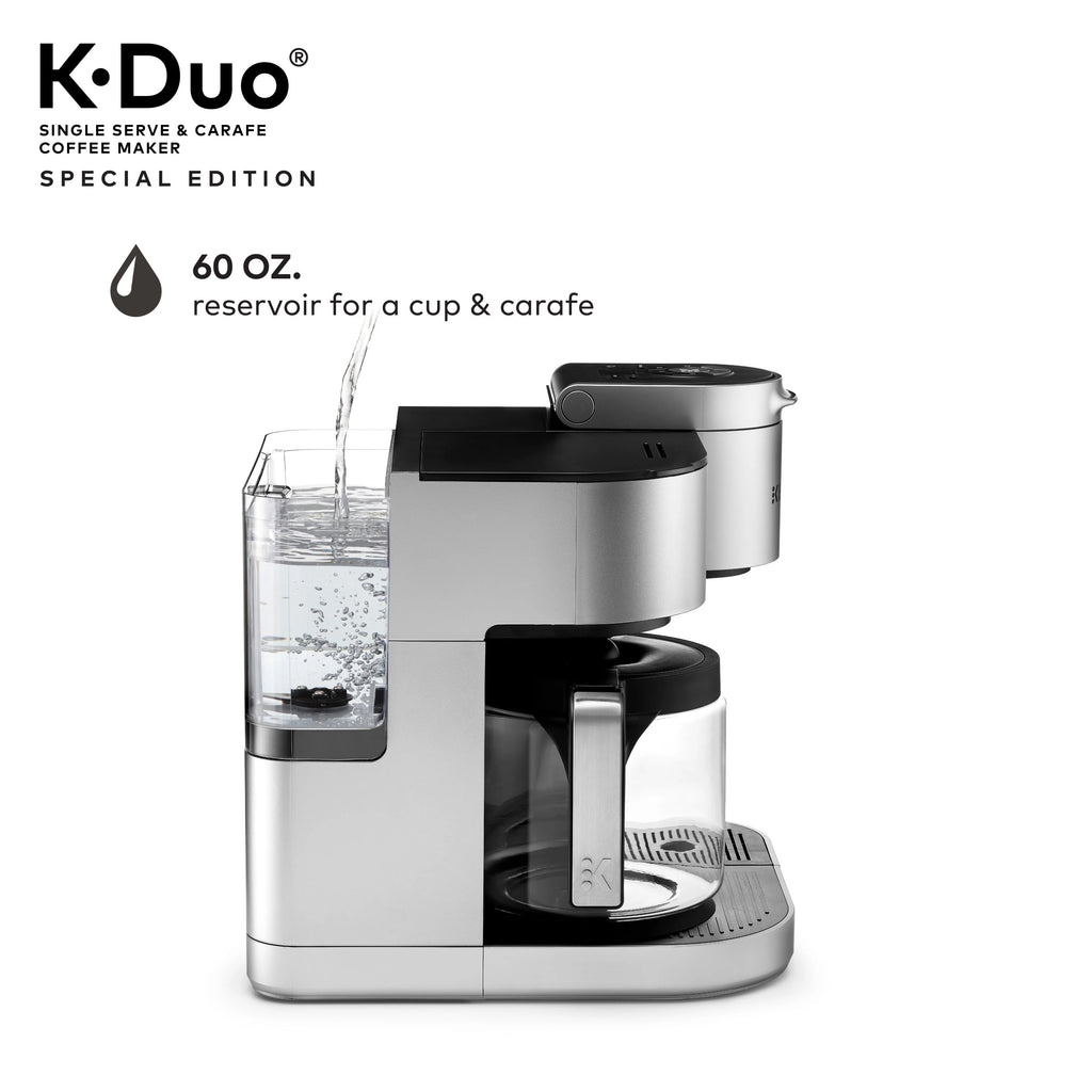 Keurig® K-Duo Special Edition Single Serve & Carafe Coffee Maker, Silver H954