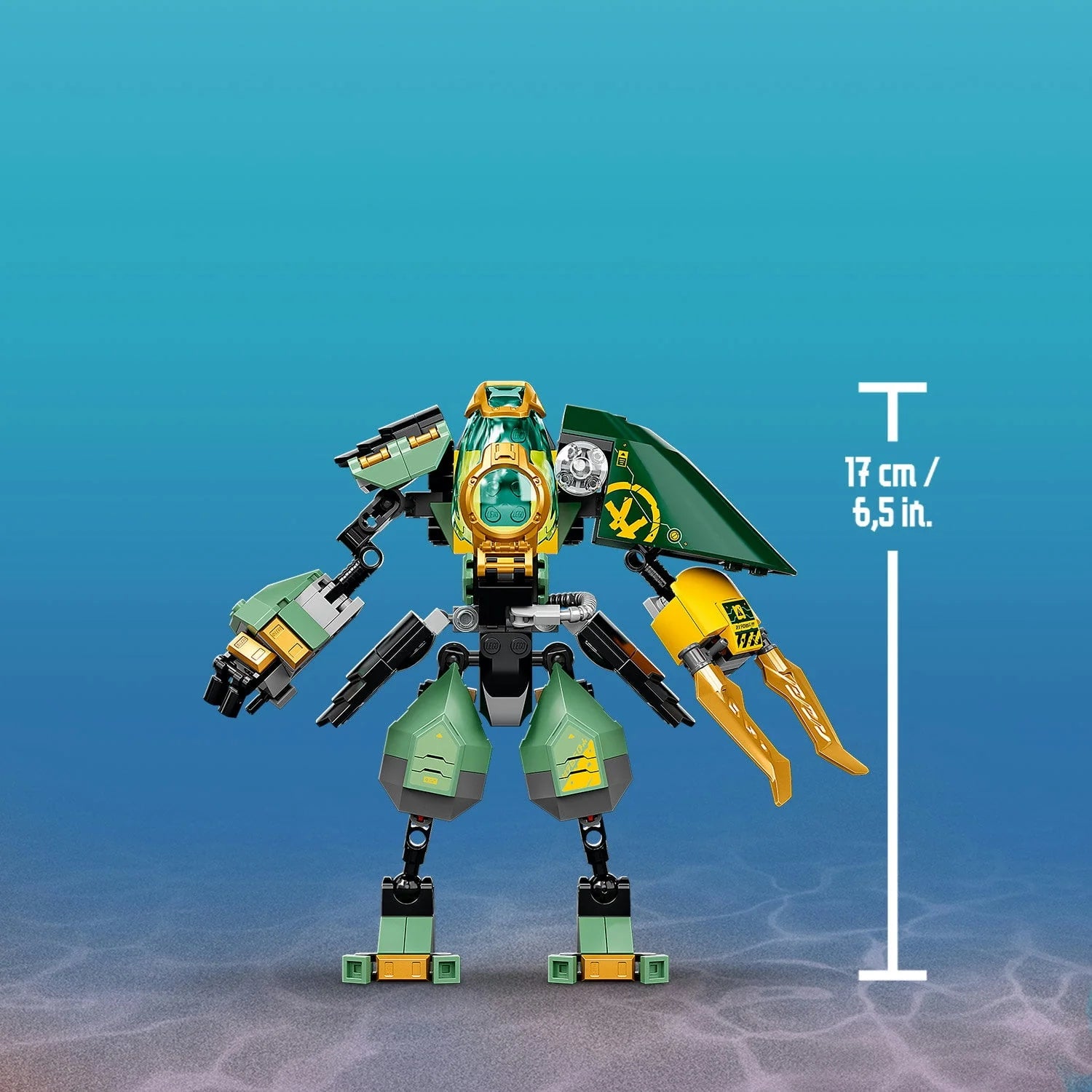 LEGO NINJAGO Lloyd's Hydro Mech 71750 Building Toy with Lloyd Minifigure, 228 Pieces Z7143