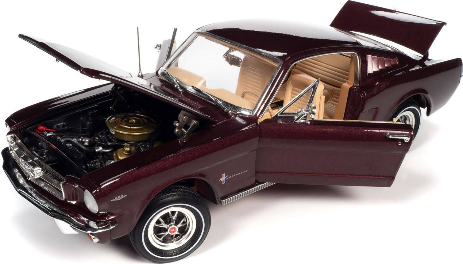 Auto World 1:18 Scale 1965 Ford Mustang 2+2 Diecast Model B623