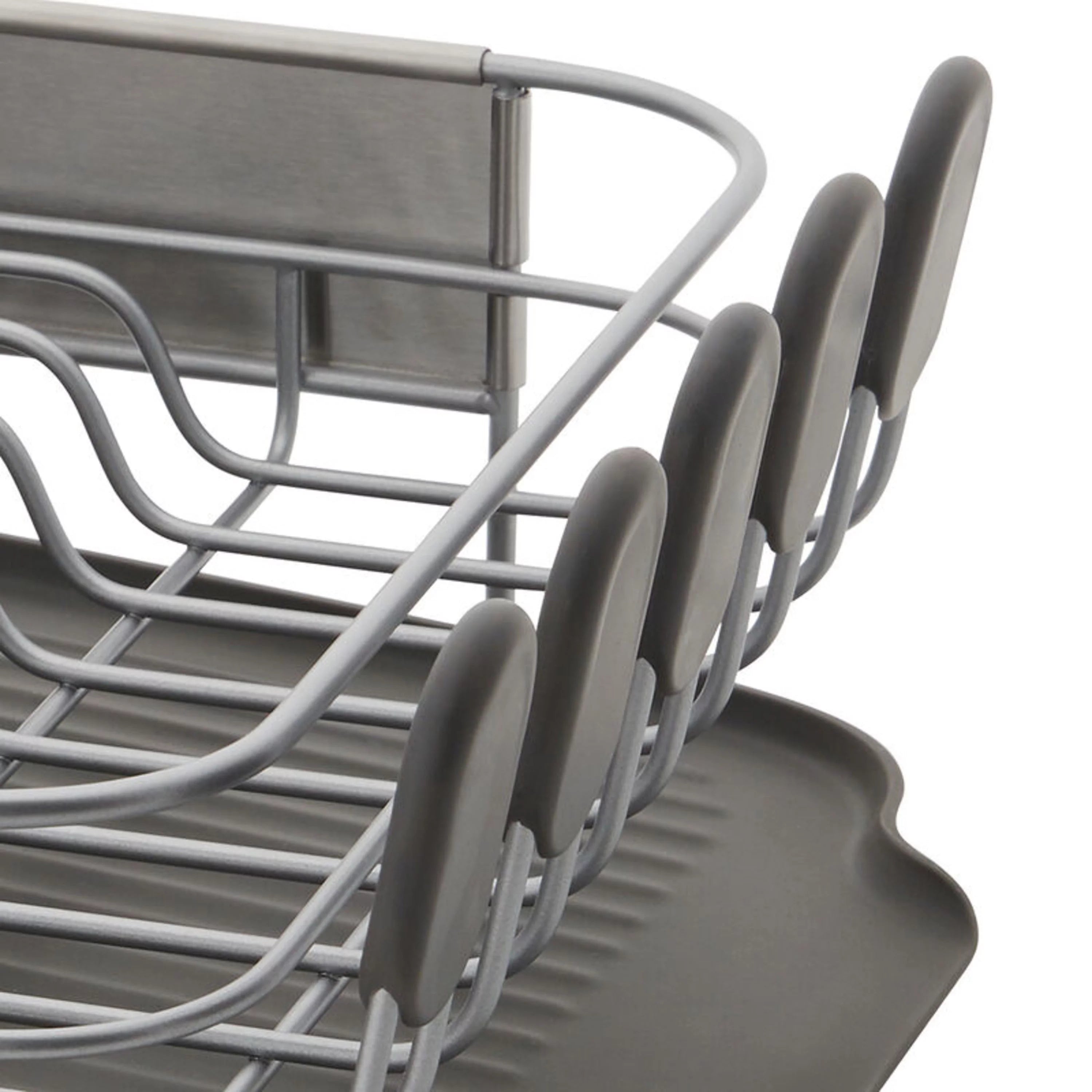 Kitchenaid Stainless Steel Compact Dish Rack, Satin Gray T892