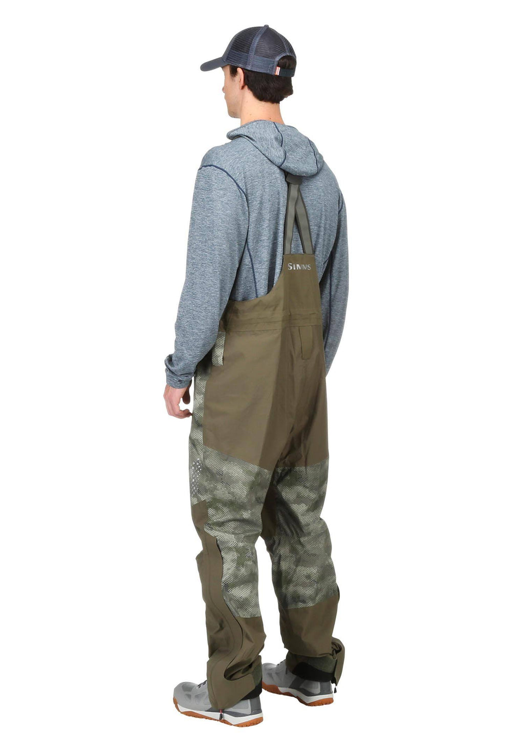 Simms Challenger Bib S Hex Camo Storm C91045