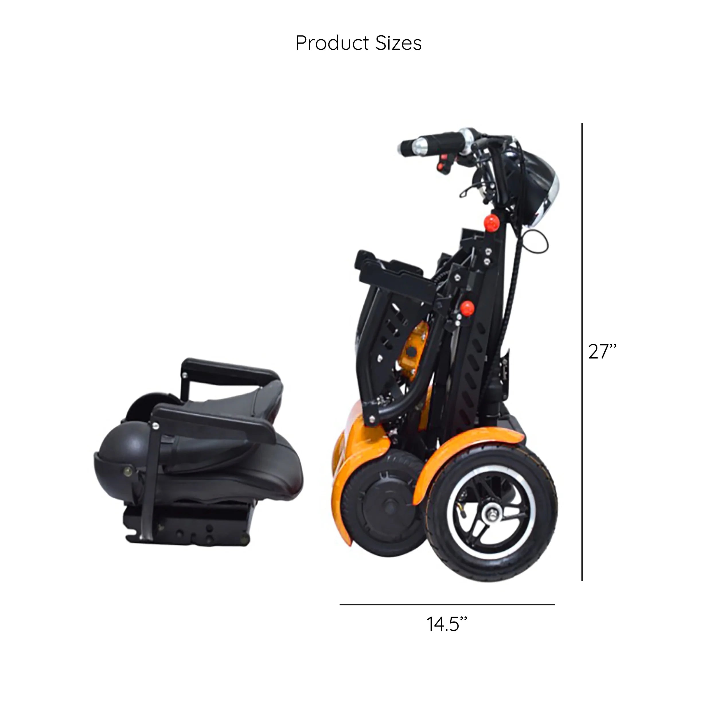 Compact Electric Scooter for Adults with Adjustable Seat and Armrests N441