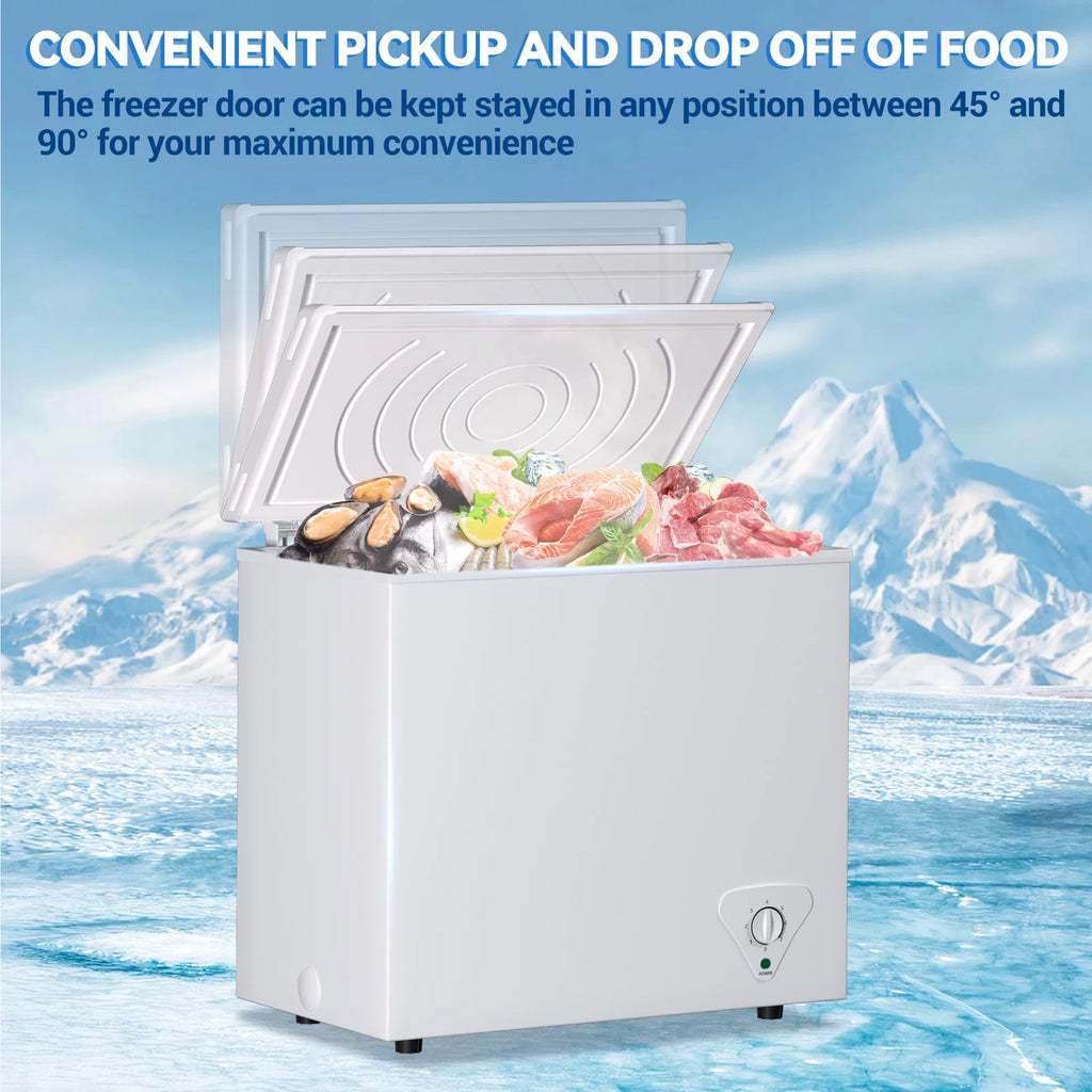 7 Cu. Ft. Chest Freezer with Removable Basket and Adjustable Thermostat C279